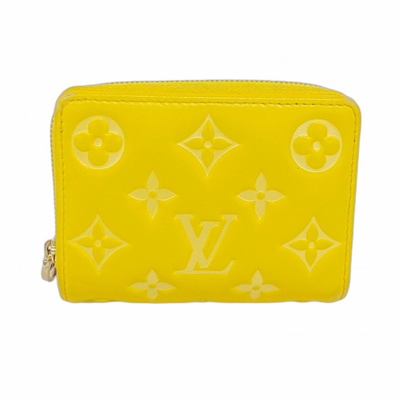 LOUIS VUITTON Yellow Monogram Wallet - Picture 1 of 11